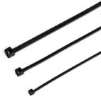 Hup-elektrotechnik Colier fixare din poliamida 3.6 x 370 mm - negru - rezistent UV - 100 buc (420014)