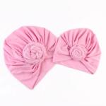 drool Set turbane mama-copil cu pampoane, roz (drl_set2turbR)