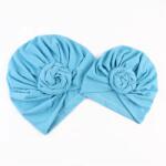 drool Set turbane mama-copil cu pampoane, bleu (drl_set2turbB)