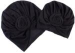 drool Set turbane mama-copil cu pampoane, negru (drl_set2turbN)