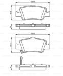 Bosch 0 986 494 182 set placute frana disc