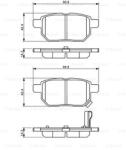 Bosch 0 986 494 255 set placute frana disc