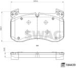 SWAG 33 10 9373 set placute frana disc