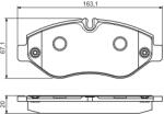 Bosch 0 986 495 113 set placute frana disc
