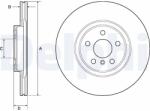 DELPHI Disc frana DELPHI BG4780C (BG4780C) - fixbox