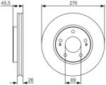 Bosch 0 986 479 S00 Disc frana