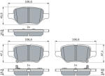 Bosch 0 986 424 895 set placute frana disc