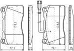 Bosch 0 986 424 577 set placute frana disc