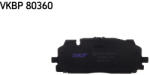 SKF VKBP 80360 set placute frana disc