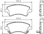 Bosch 0 986 424 735 set placute frana disc