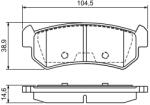 Bosch 0 986 494 133 set placute frana disc