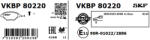 SKF VKBP 80220 set placute frana disc