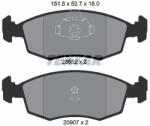 TEXTAR 2355202 set placute frana disc