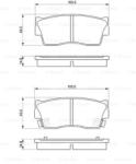 Bosch 0 986 461 750 set placute frana disc