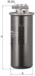 KNECHT KL 454 filtru combustibil