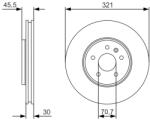Bosch 0 986 479 667 Disc frana