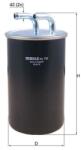 KNECHT KL 737 filtru combustibil