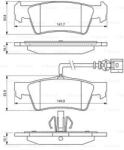 Bosch 0 986 494 309 set placute frana disc