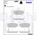 DELPHI Set placute frana DELPHI LP3657 (LP3657)