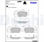 DELPHI Set placute frana DELPHI LP3726 (LP3726)