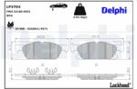 DELPHI Set placute frana DELPHI LP3704 (LP3704)