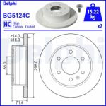 DELPHI Disc frana DELPHI BG5124C (BG5124C) - fixbox