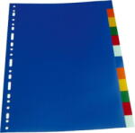 Optima Separatoare plastic color, A4, 120 microni, 5 culori/set, Optima (OP-405 OD)