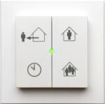 Siber - Wireless 4 gombos vezérlő egység központi hővisszanyerős szellőztetőhöz (Elle-DFPULS4B)