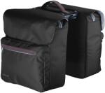 racktime Ture Double Bag, carbon black csomagtartó táska