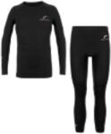 Reusch Underwear Set Lady Warm, black/begonia black aláöltöző szett