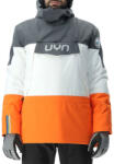 UYN Man Natyon Flag Jacket Half Zip 2.0 iron gate/blanc/scarlet ibis sídzseki