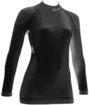 UYN Lady Fusyon UW Shirt LG SL Turtle Neck, black-anthracite-anthracite aláöltöző felső