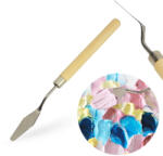  Festőkés - hegyes fejű (4, 5cm) palettakés - festéshez és felületkezeléshez