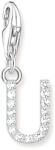 Thomas Sabo "U" betű charm cirkóniával (1958-051-14)