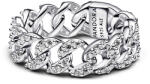Pandora Pavé kubai láncos gyűrű - 193557C01-62 (193557C01-62)
