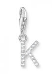 Thomas Sabo "K" betű charm cirkóniával (1950-051-14)