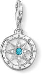 Thomas Sabo Iránytű ezüst charm cirkóniával türkizzel (1228-405-17)
