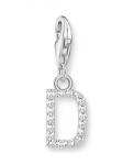 Thomas Sabo "D" betű charm cirkóniával (1944-051-14)