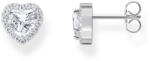 Thomas Sabo szív alakú fehér köves női ezüst fülbevaló - H2305-051-14 (H2305-051-14)