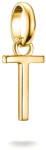 Thomas Sabo Aranyozott "T" betű connect medál (CC1226-413-39)
