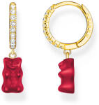 Thomas Sabo x HARIBO aranyozott piros gumimaci fél pár karika női fülbevaló - CR726-414-10 (CR726-414-10)