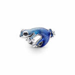 Pandora Moments Metálkék gekkó Ezüst Charm (792701C01)