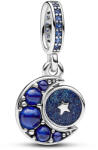 Pandora Moments Szikrázó hold forgó függő ezüst charm - 792979C01 (792979C01)
