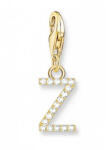 Thomas Sabo "Z" aranyozott betű charm cirkóniával (1989-414-14)