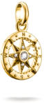 Thomas Sabo Aranyozott medál iránytű kövekkel (CC1261-414-14)
