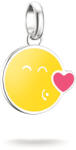 Thomas Sabo Connect SMILEYWORLD® sárga puszi emoji charm (CC1293-664-4)