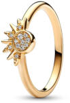 Pandora Égi szikrázó nap sárga arany gyűrű - 162674C01-54 (162674C01-54)