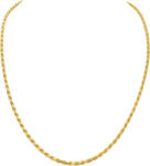 Ezüst ékszer Juta ezüst nyaklánc sárga arannyal futtatva - 80135412 (80135412)