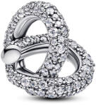 Pandora Pavé végtelen csomó szív charm - 793771C01 (793771C01)
