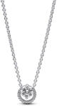 Pandora szikrázó kerek glória medálos collier nyaklánc (391174C01-45)